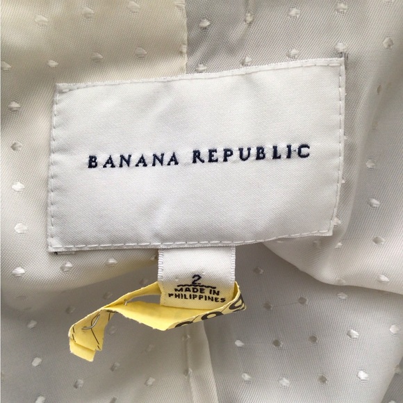 BANANA REPUBLIC Greige Taupe Wool Cashmere Equestrian Style Blazer - US 2 - Picture 5 of 6